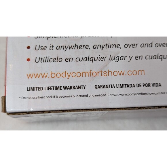 Body Comfort Reusable Therapeutic Heat Packs 6-Piece Sports Pack-- NEW/ SEALED - Picture 6 of 8